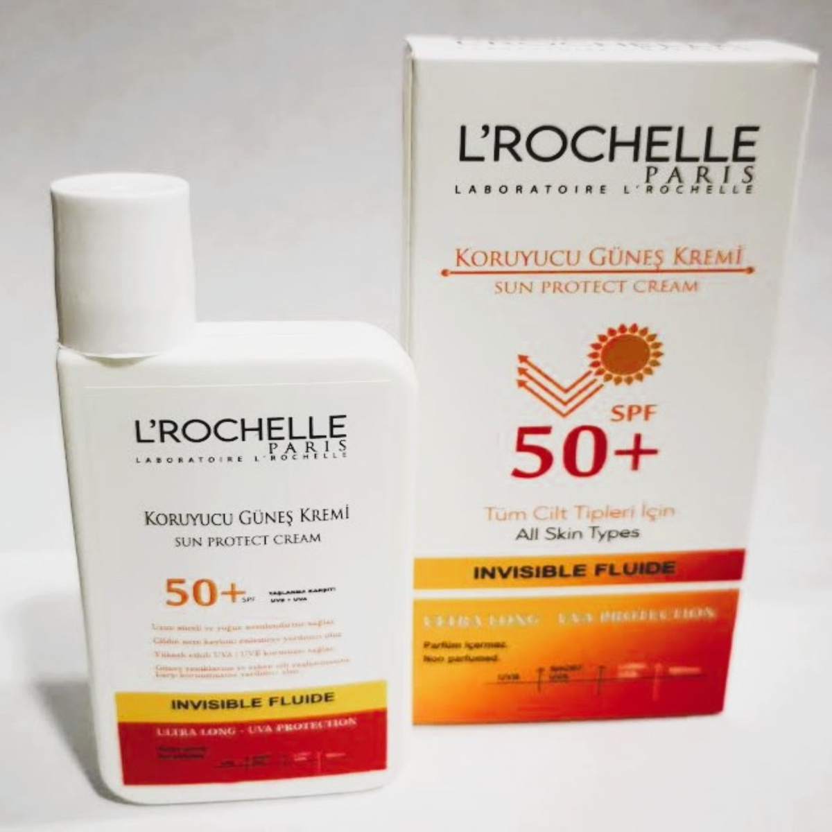LABORATOIRE L'ROCHELLE KORUYUCU GÜNEŞ KREMİ SPF 50+ TÜM CİLT TİPLERİ İÇİN UZUN SÜRE KORUMA