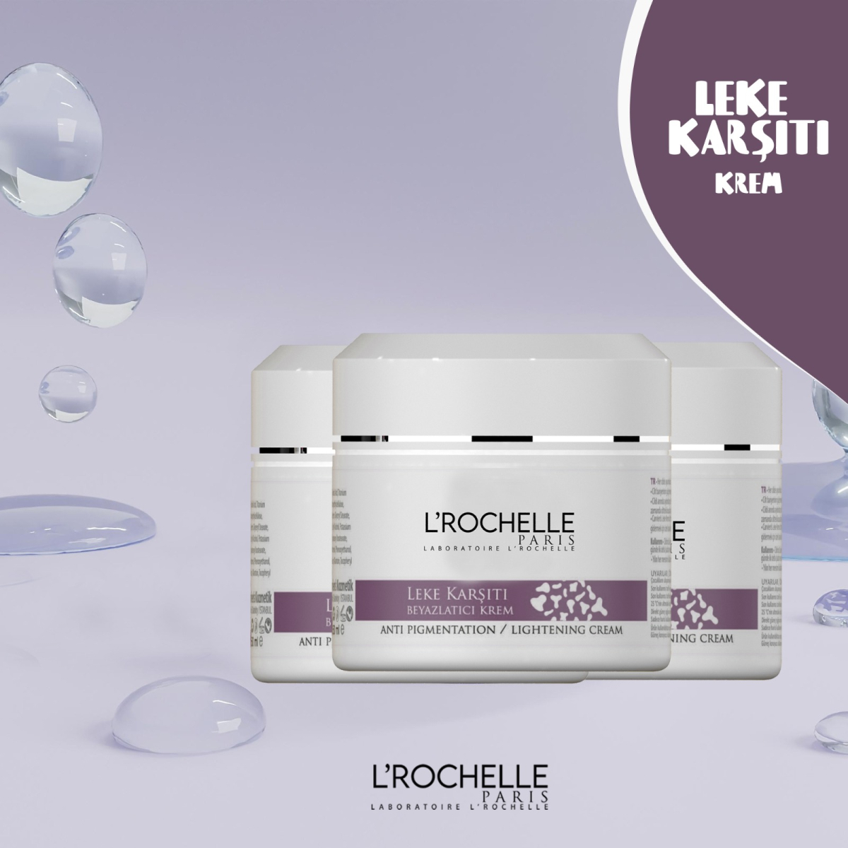 LABORATOIRE L'ROCHELLE LEKE KARŞITI BEYAZLATICI KREM 50 ML ANTI PIGMENTATION