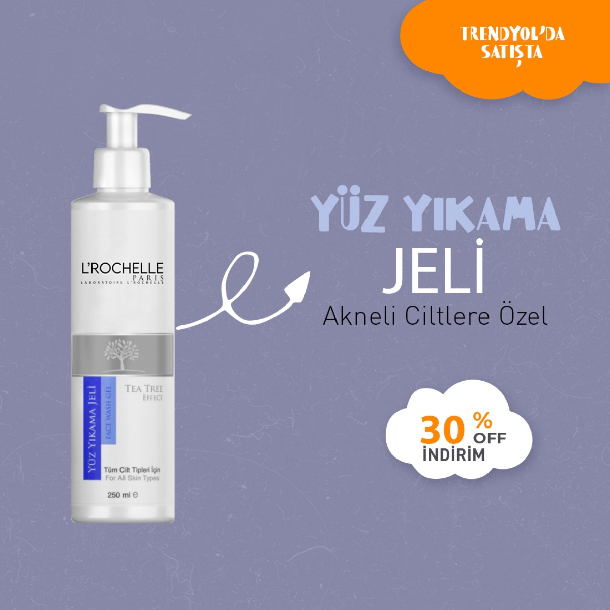 LABORATOIRE L'ROCHELLE YÜZ YIKAMA JELİ 250 ML FACE WASH JEL