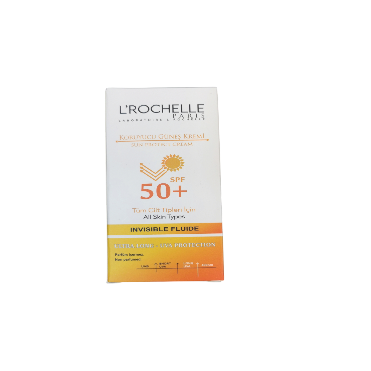 LABORATOIRE L'ROCHELLE KORUYUCU GÜNEŞ KREMİ SPF 50+ TÜM CİLT TİPLERİ İÇİN UZUN SÜRE KORUMA