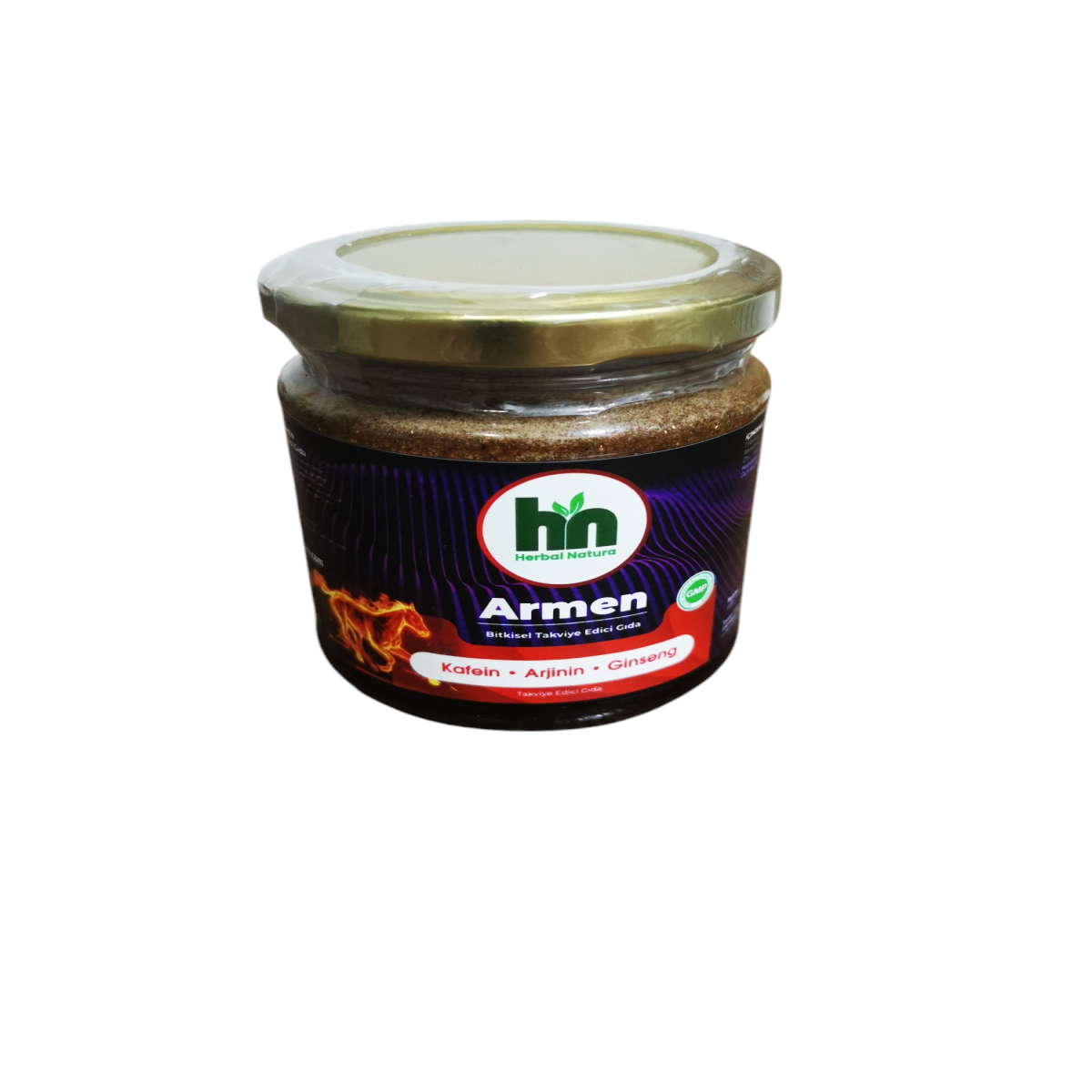 HERBAL NATURA ARMEN BİTKİSEL TAKVİYE EDİCİ GIDA 230 GR.  KAFEİN+ARJININ+GINSENG